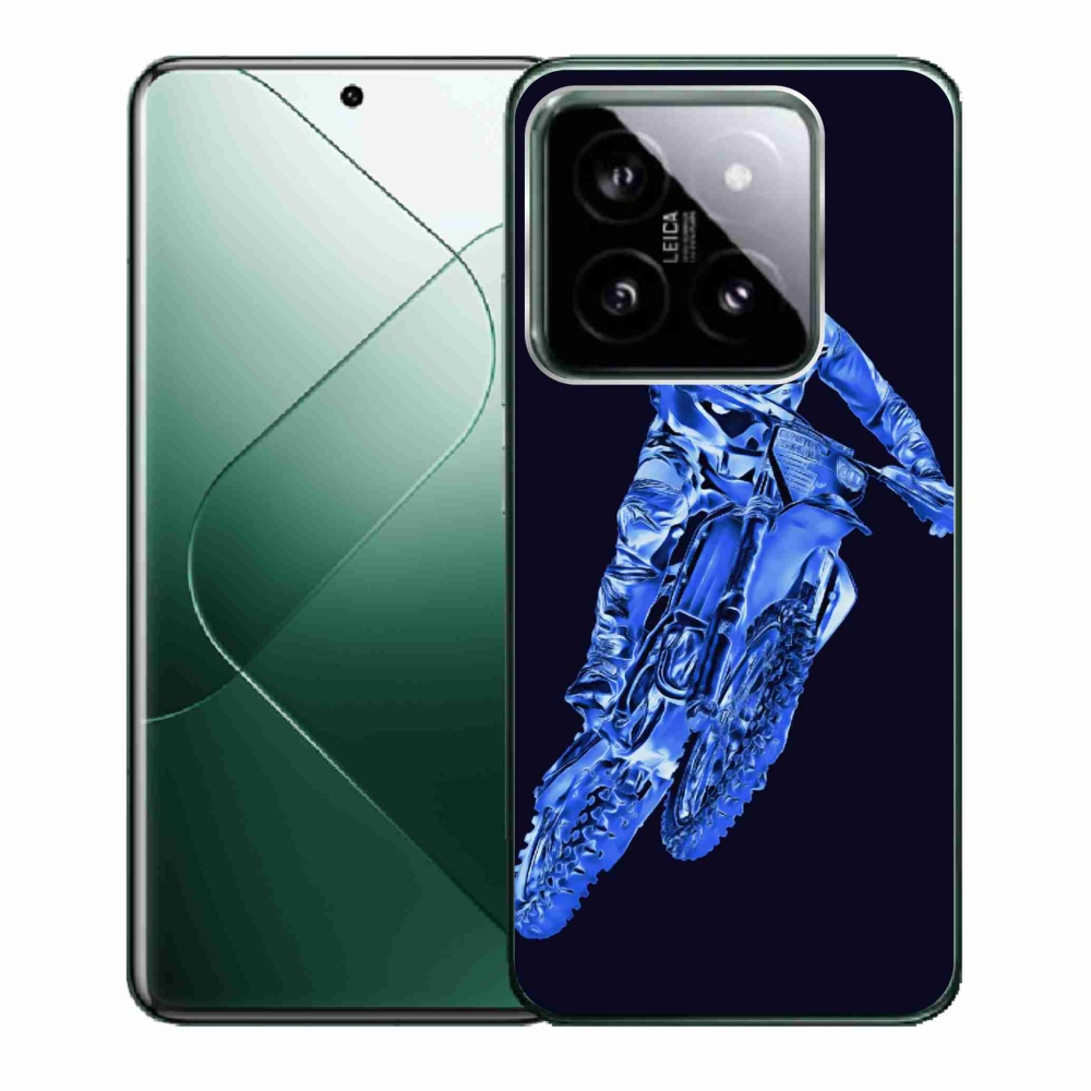 Gelový kryt mmCase na Xiaomi 14 - motocross 1