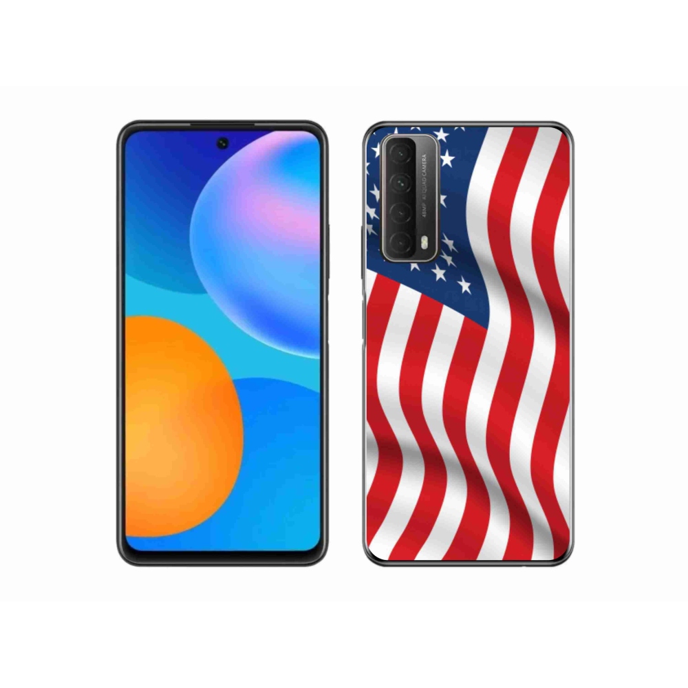 Gelový kryt mmCase na mobil Huawei P Smart (2021) - USA vlajka