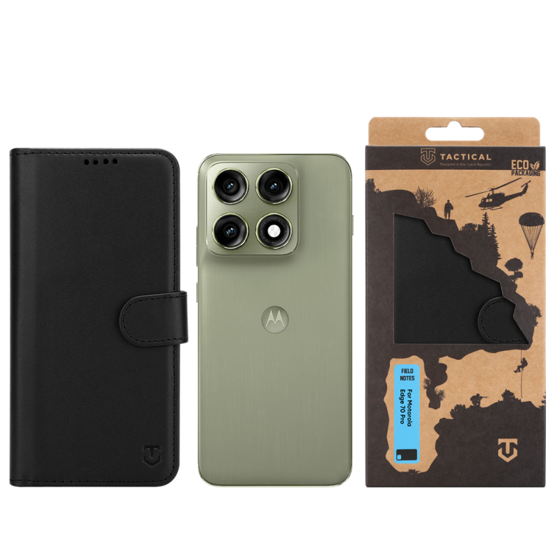 Tactical Field Notes pro Motorola Edge 70 Pro Black