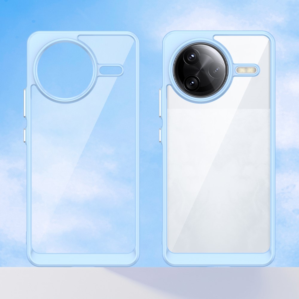 Gelový obal s pevnými zády na Xiaomi Poco F7 Ultra - modrý