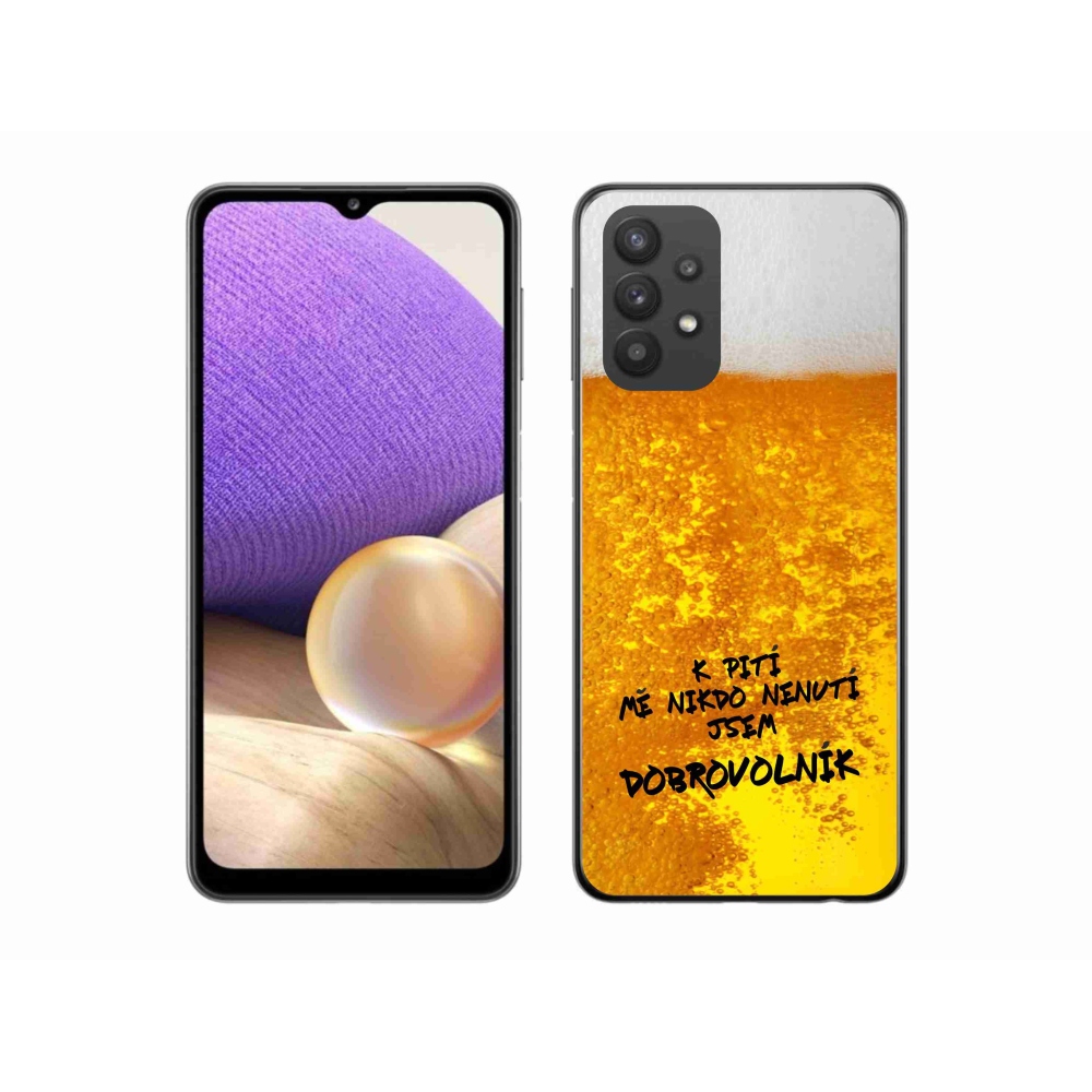 Gelový kryt mmCase na Samsung Galaxy A32 5G - pivní motiv 4