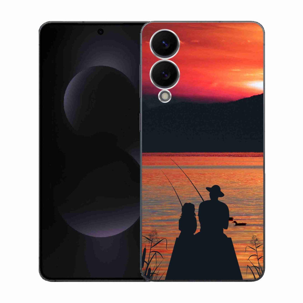 Gelový kryt mmCase na Samsung Galaxy S25 Edge - rybaření 3