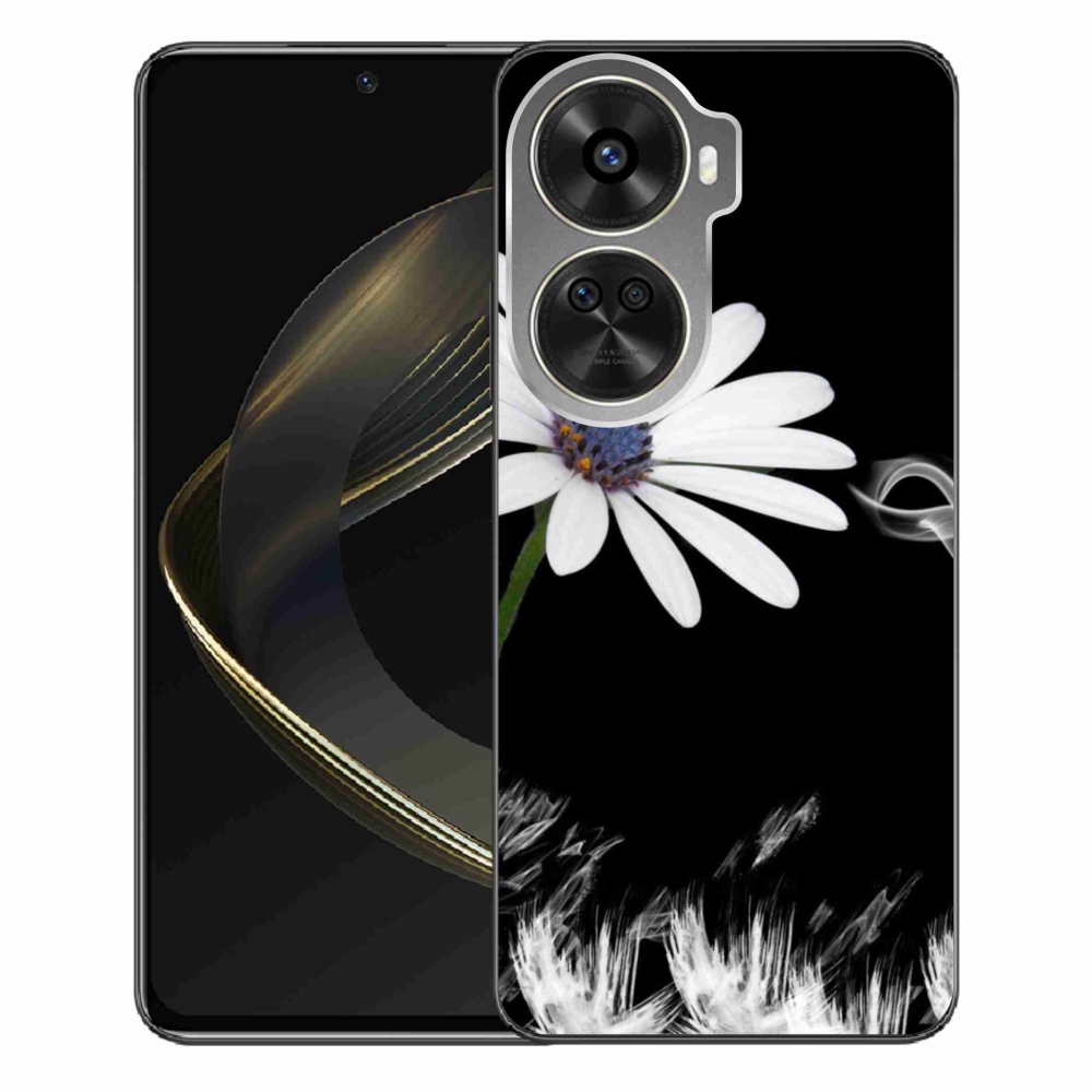Gelový kryt mmCase na Huawei Nova 12 SE - bílá květina