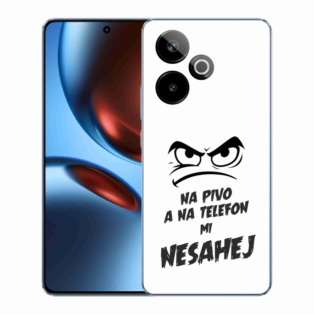 Gelový kryt mmCase na Realme GT 7 5G/GT 7T 5G - pivní motiv 2 bílé pozadí