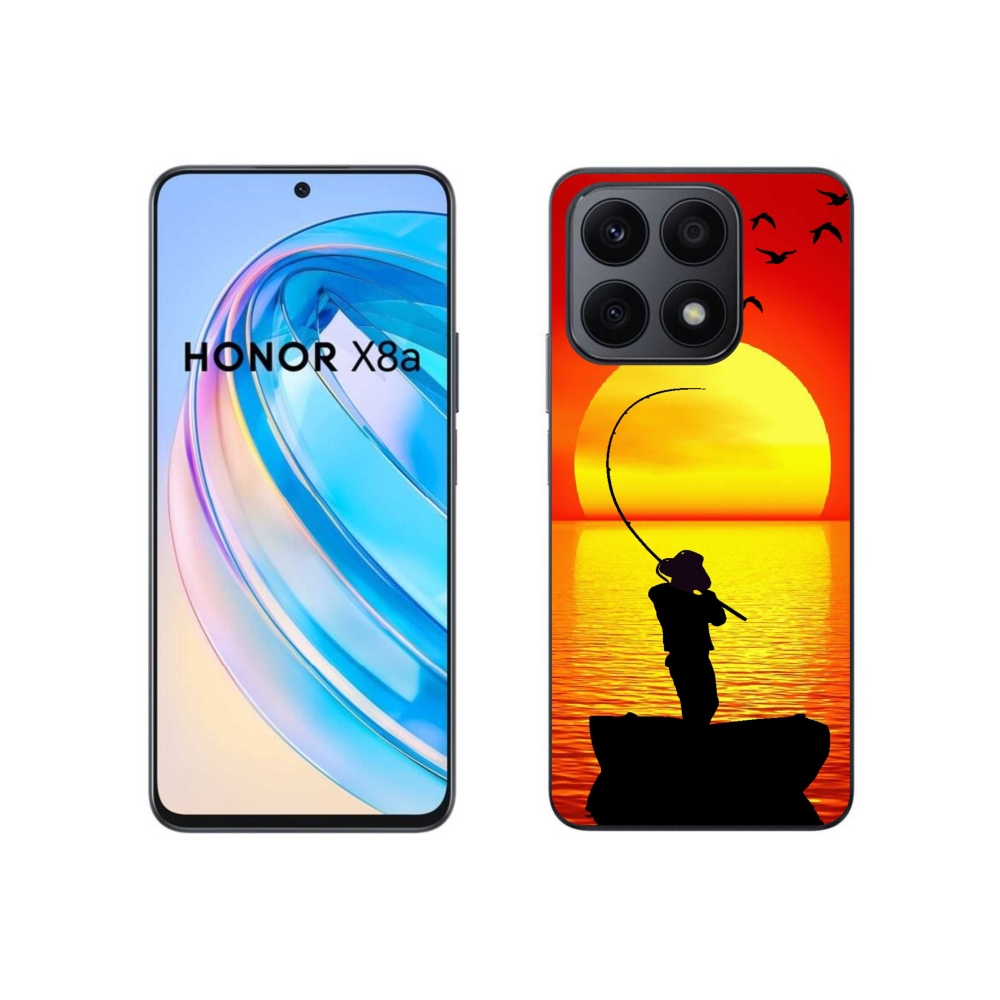 Gelový kryt mmCase na Honor X8a - rybaření