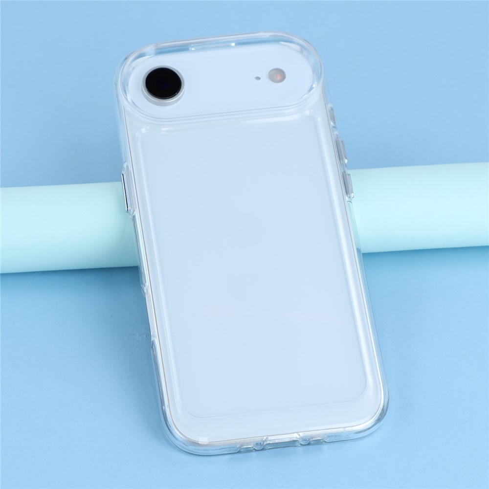 Gelový obal s pevnými zády na iPhone 17 Air - průhledný