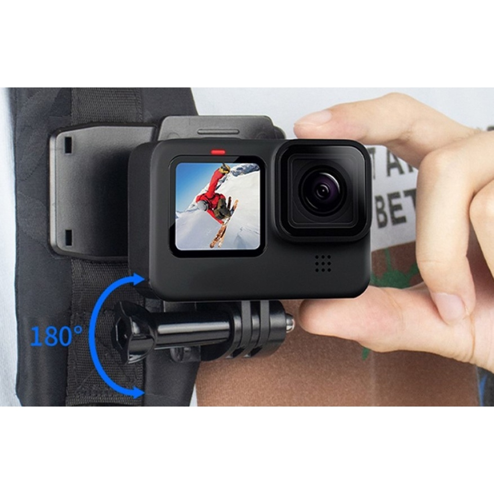 Otočný klip pro GoPro, DJI Osmo a akční kamery s otočením o 360°