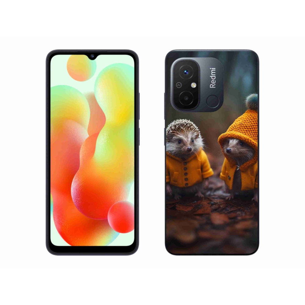 Gelový kryt mmCase na Xiaomi Redmi 12C - ježci