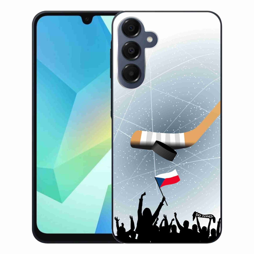 Gelový kryt mmCase na Samsung Galaxy A16 4G/5G - fanoušci hokeje