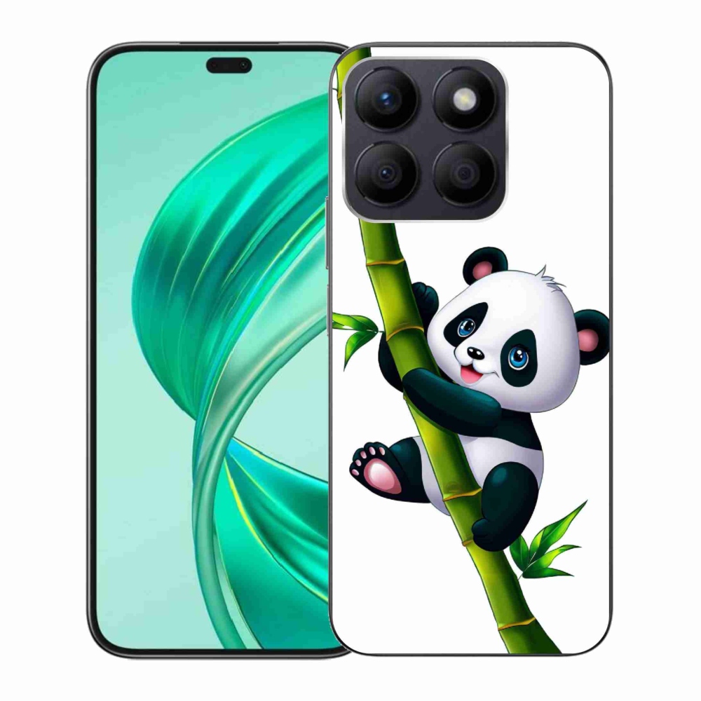Gelový kryt mmCase na Honor X8b - panda na bambusu