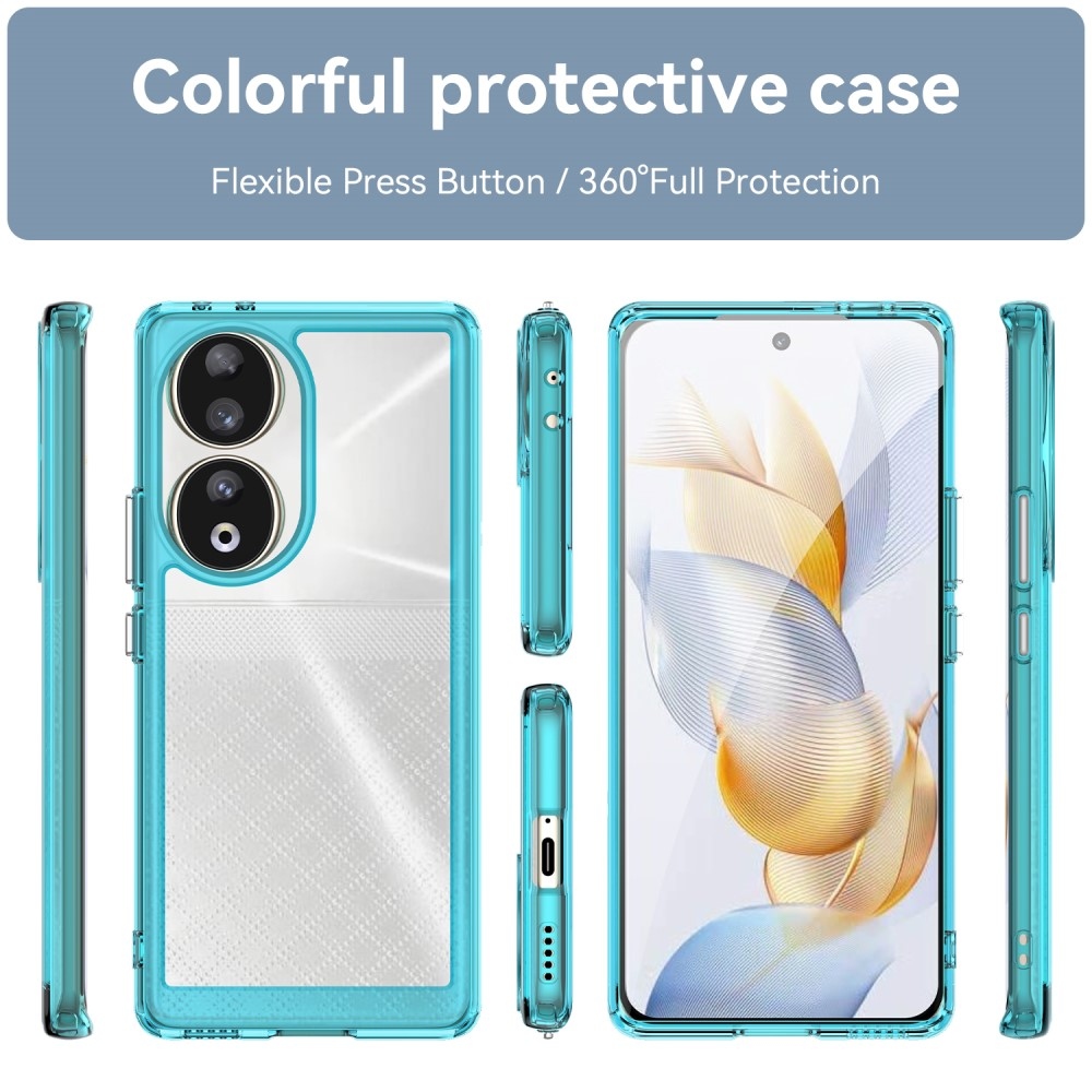 Gelový obal s pevnými zády na Honor 90 - modrý