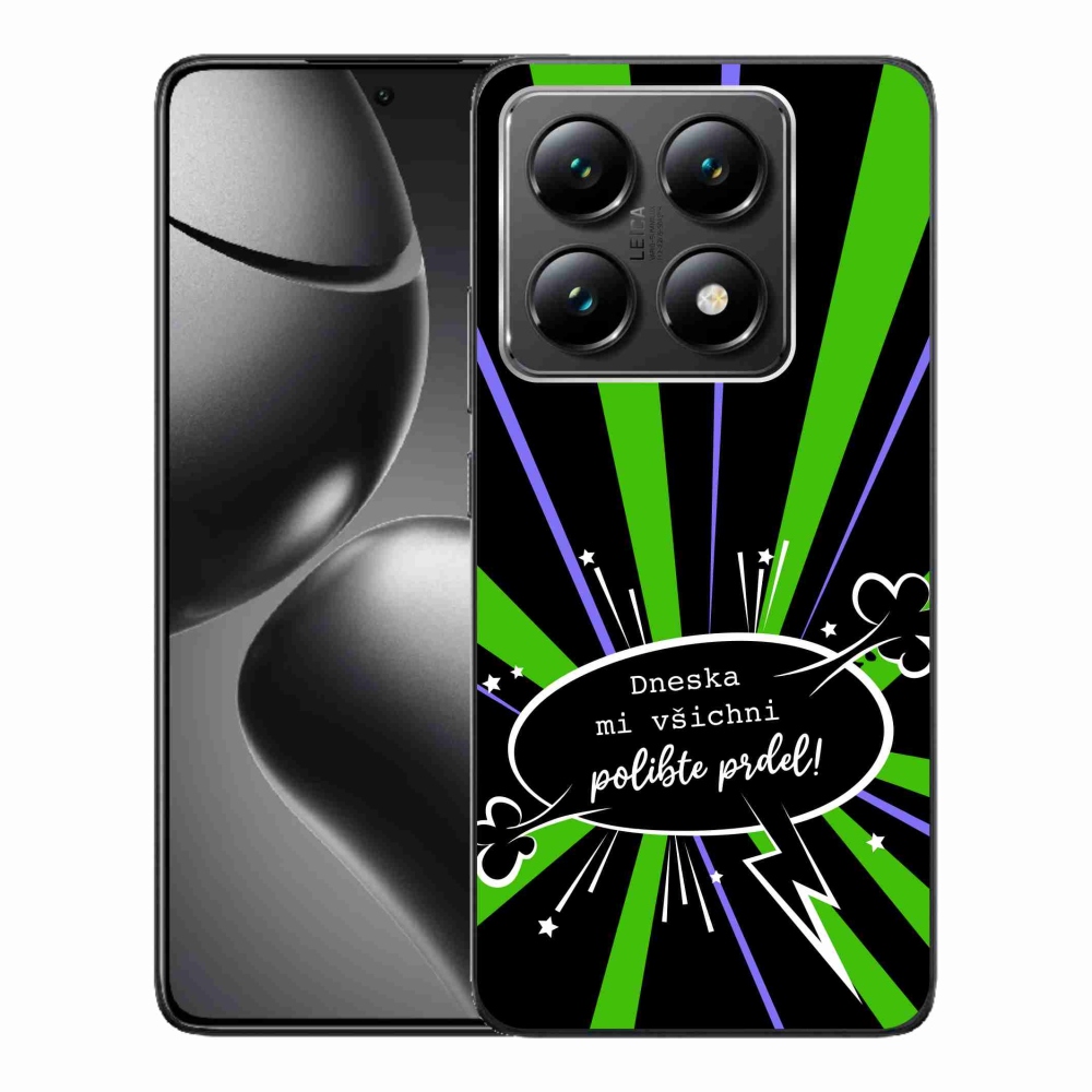 Gelový kryt mmCase na Xiaomi 14T - vtipný text 15 černé pozadí