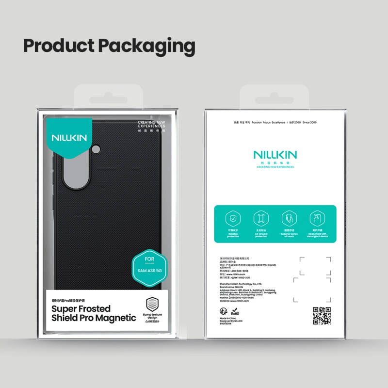 Nillkin Super Frosted PRO Magnetic Zadní Kryt pro Samsung Galaxy A36 5G Black