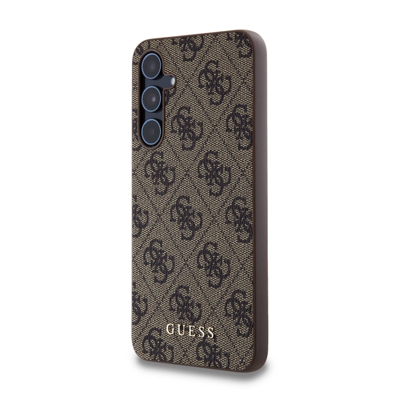 Guess 4G Zadní Kryt pro Samsung Galaxy A55 5G Brown