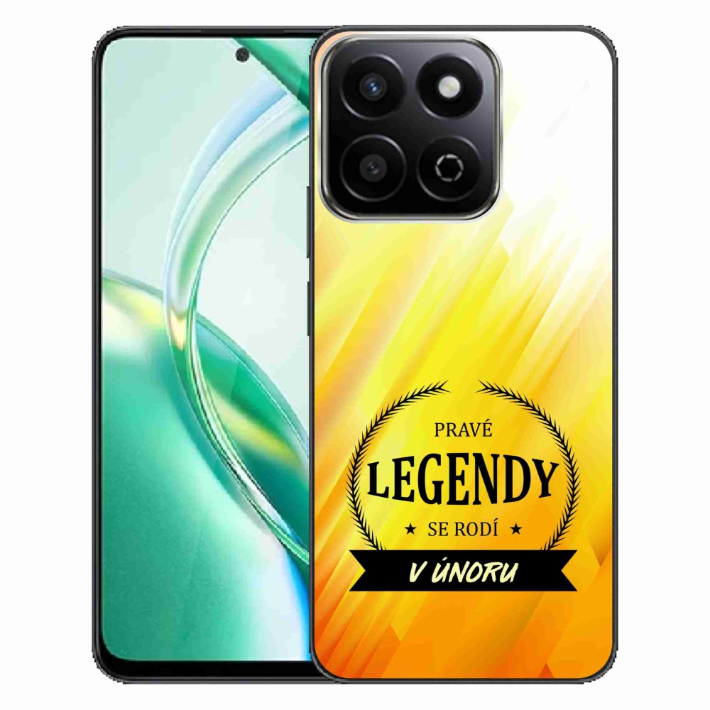 Gelový kryt mmCase na Honor 200 Smart 5G - legendy v únoru žluté pozadí