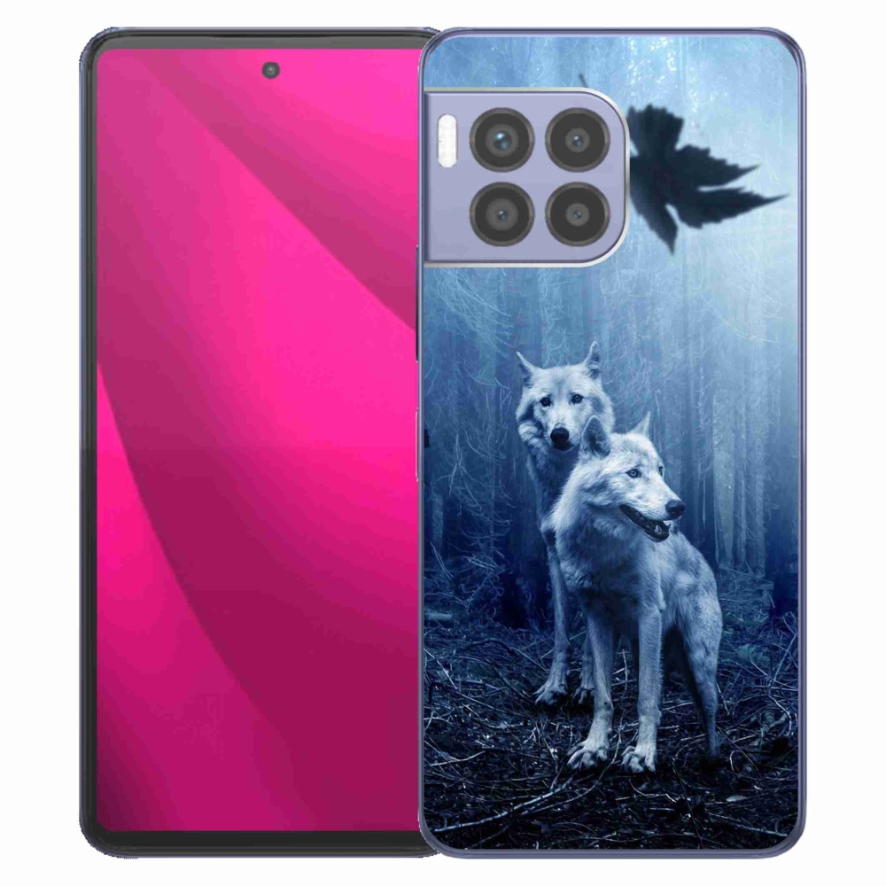 Gelový kryt mmCase na T-Mobile T Phone 2 Pro - vlci v lese