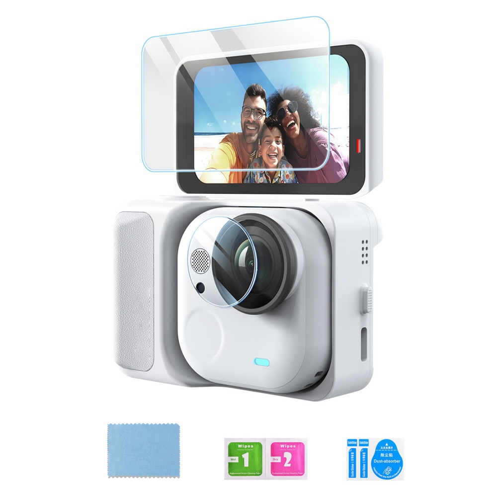 AMAGISN 9H tvrzené sklo na displej a objektiv pro Insta360 GO Ultra