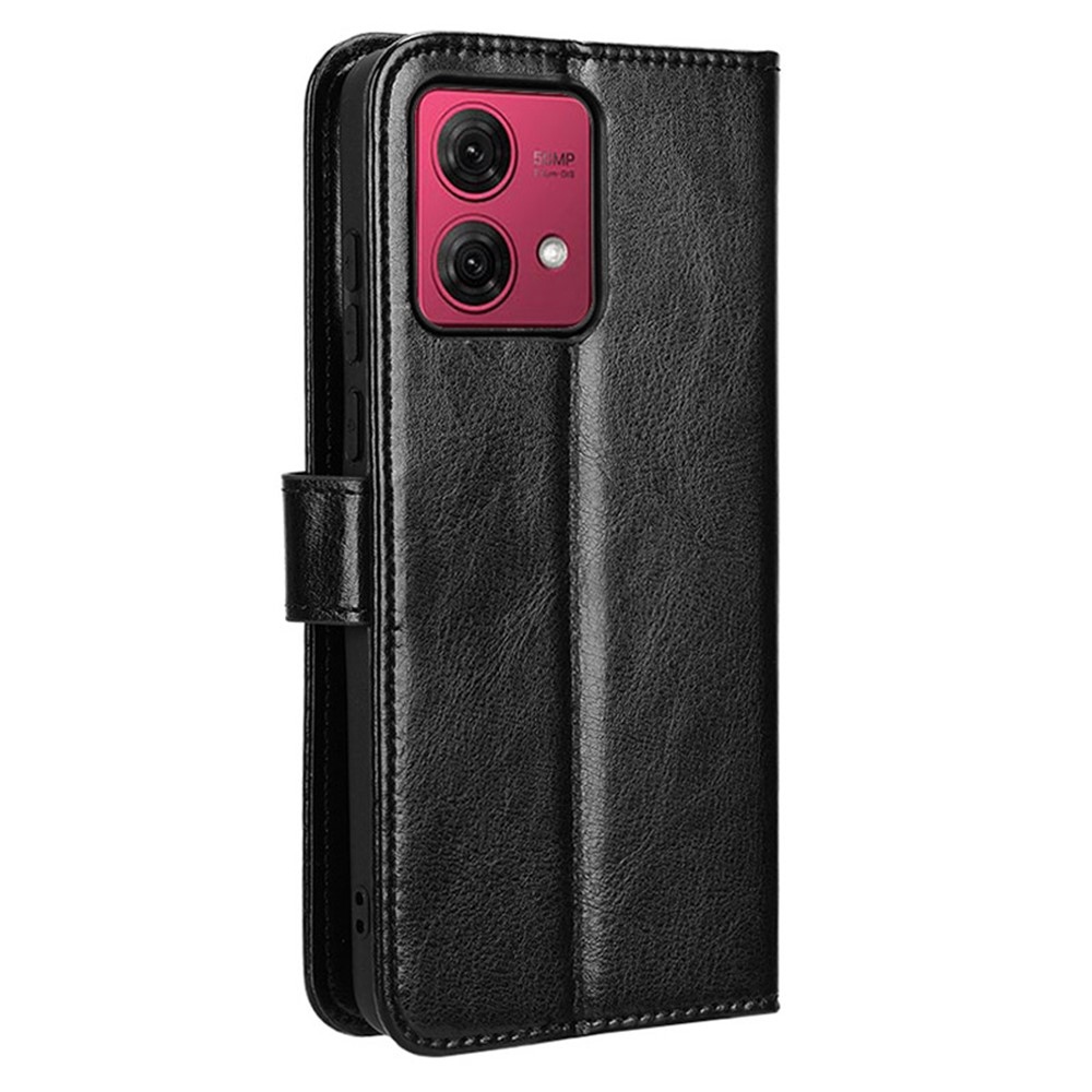 Crazy knížkové pouzdro na Motorola Moto G84 5G - černé