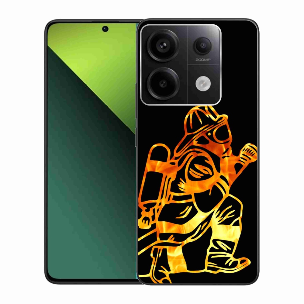 Gelový kryt mmCase na Xiaomi Redmi Note 13 Pro 5G/Poco X6 5G - hasič 1