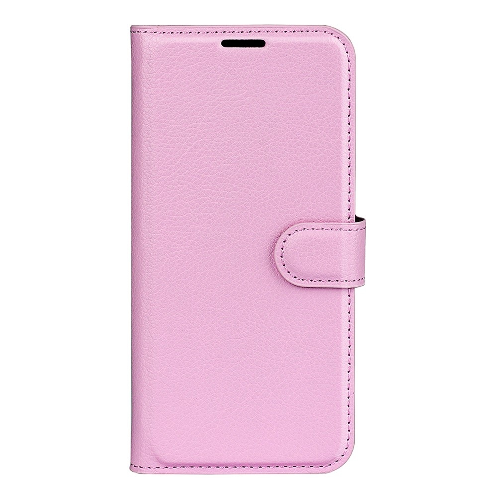 Litchi knížkové pouzdro na Samsung Galaxy Xcover 7 Pro - růžové