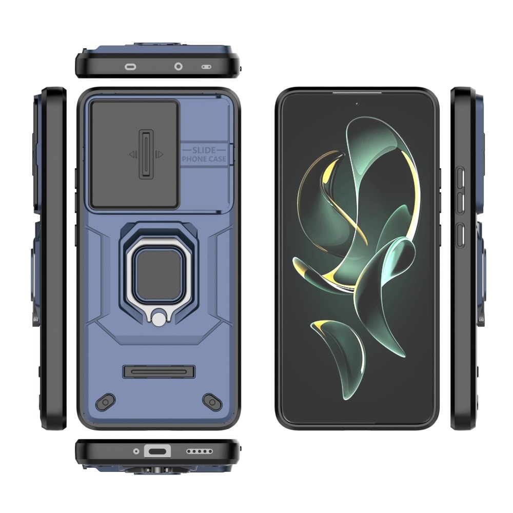 Lens odolný hybridní kryt na Xiaomi 13T/13T Pro - modrý