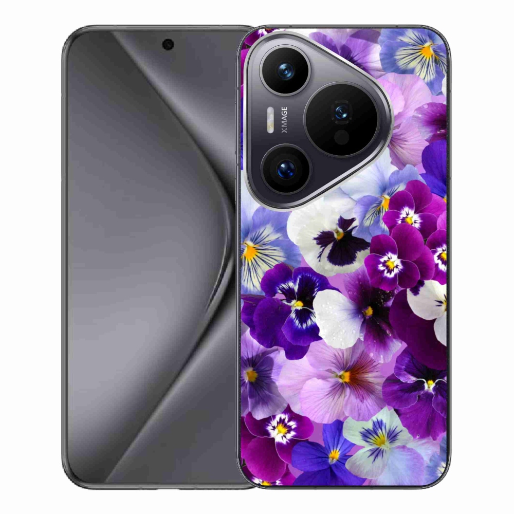 Gelový kryt mmCase na Huawei Pura 70 Pro - květiny 9