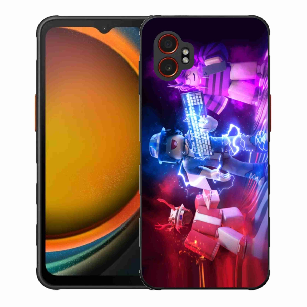 Gelový kryt mmCase na Samsung Galaxy Xcover 7 Pro - roblox