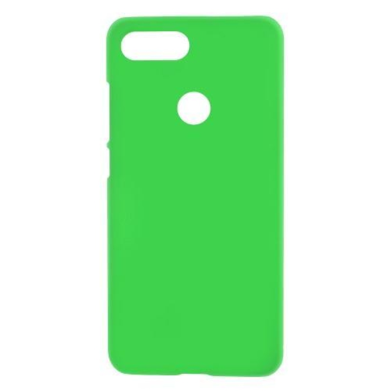 Rubb plastový obal s pogumováním na mobil Xiaomi Mi 8 Lite - zelený