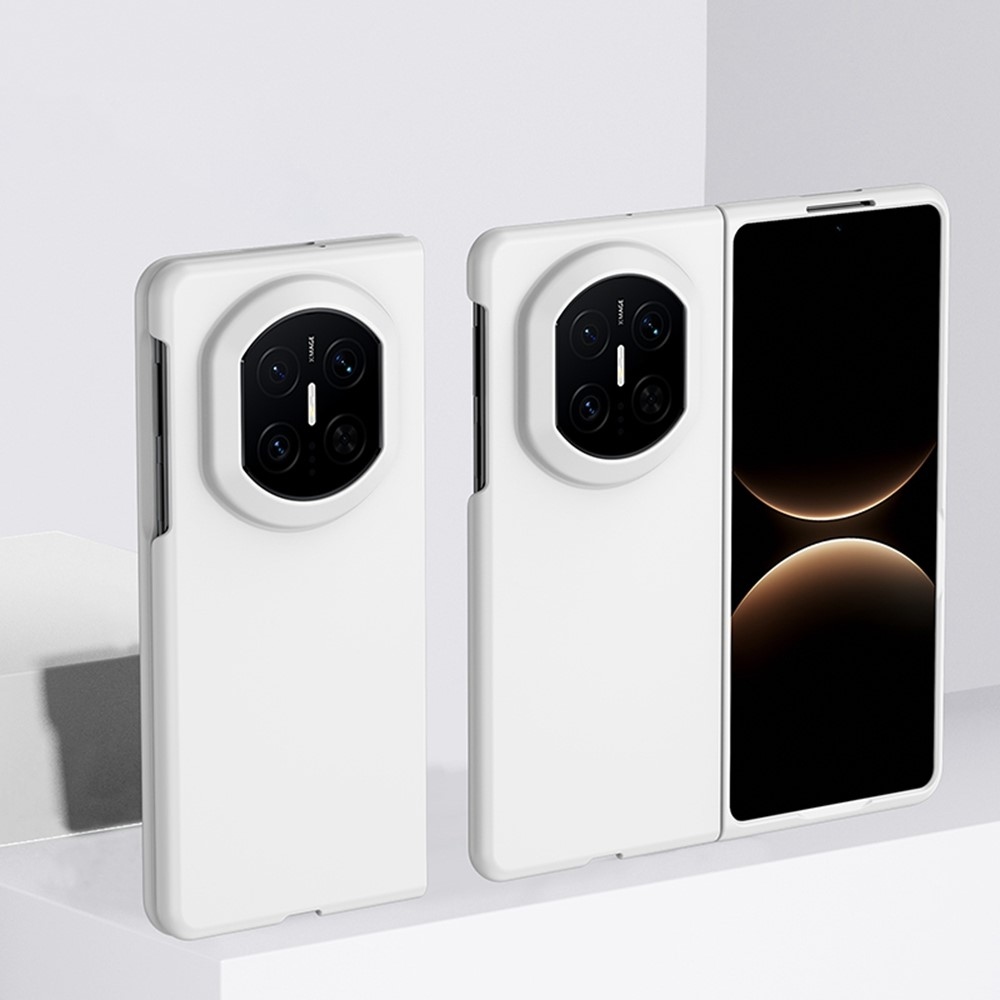 Rubber plastový kryt na mobil Huawei Mate X7 - bílý