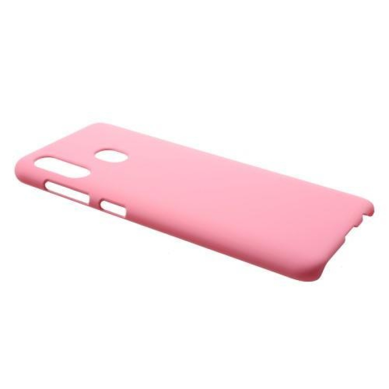 Rubber plastový obal na mobil Samsung Galaxy A30 - růžový