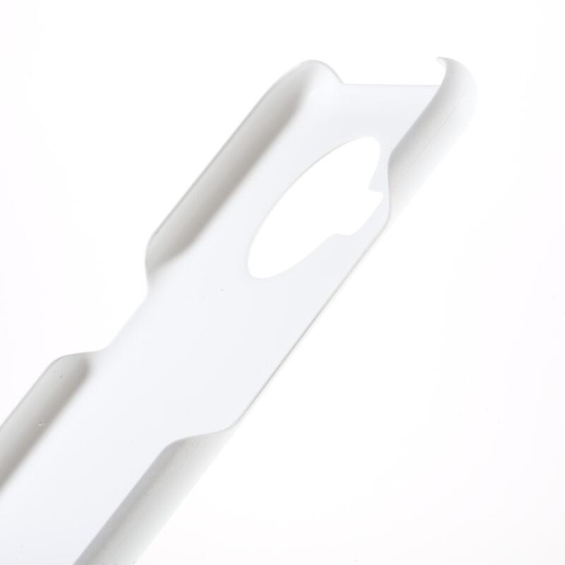 Rubber plastový pogumovaný kryt na mobil Nokia X10/X20 - bílý