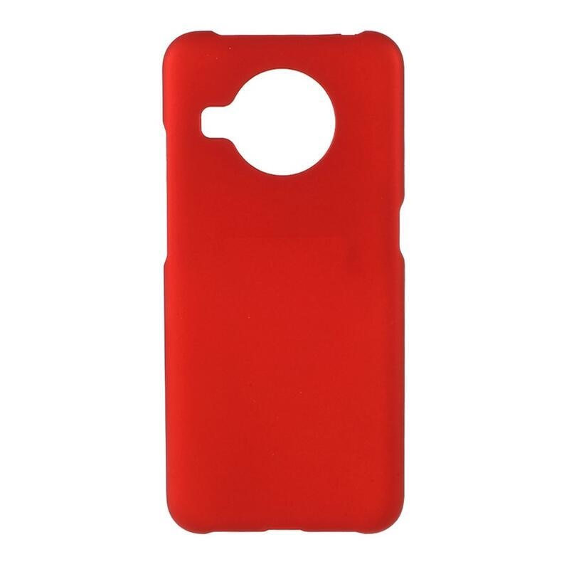 Rubber plastový pogumovaný kryt na mobil Nokia X10/X20 - červený