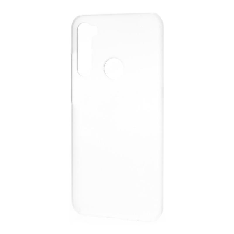 Rubber pogumovaný plastový kryt na mobil Xiaomi Redmi Note 8 - průhledný