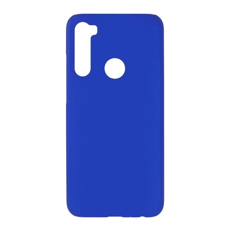 Rubber pogumovaný plastový kryt na mobil Xiaomi Redmi Note 8 - tmavěmodrý