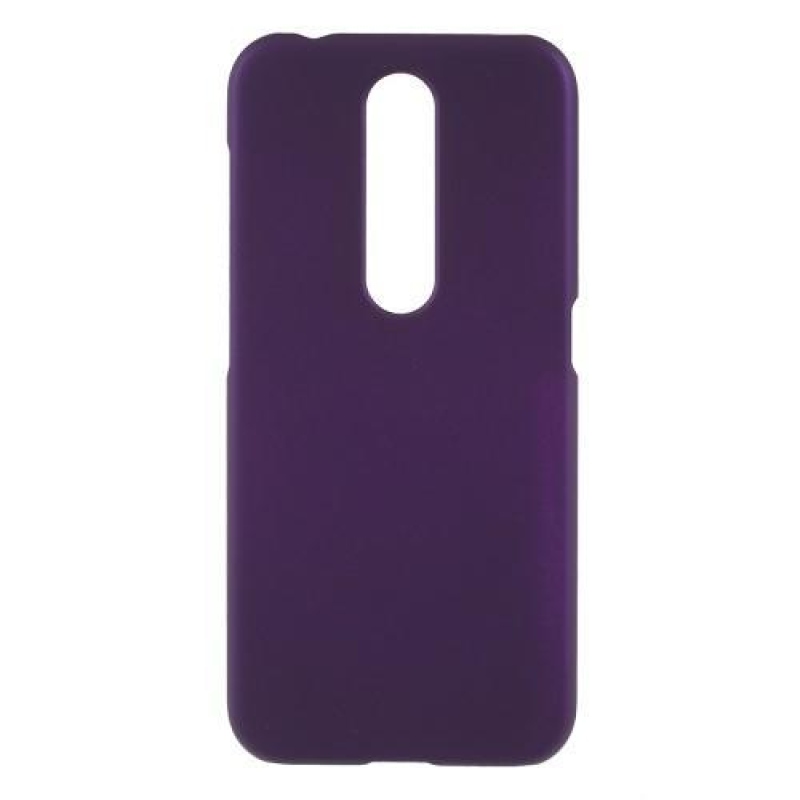 Rubber pogumovaný plastový obal na mobil Nokia 4.2 - fialový