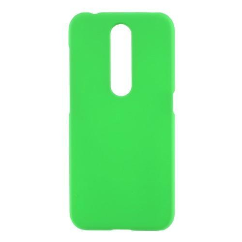 Rubber pogumovaný plastový obal na mobil Nokia 4.2 - zelený