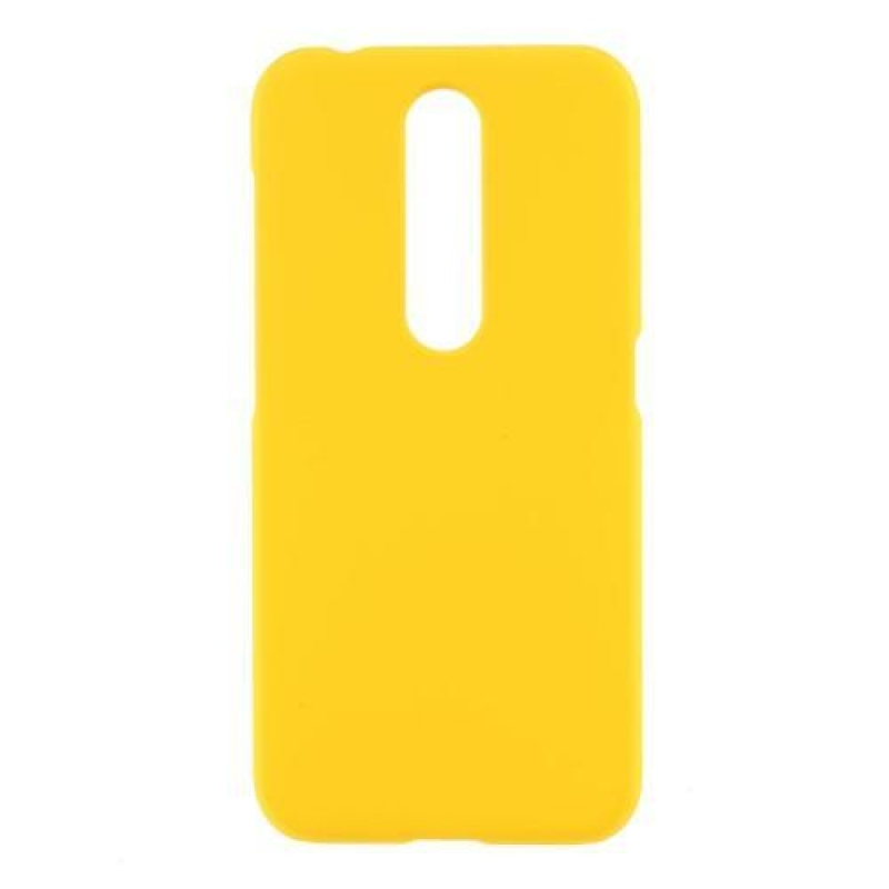 Rubber pogumovaný plastový obal na mobil Nokia 4.2 - žlutý