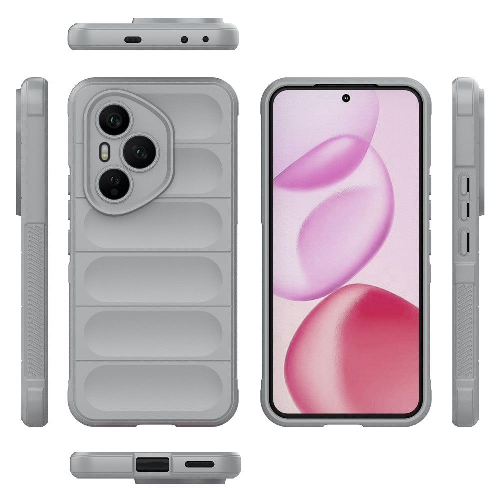 Rugg odolný gelový obal na Honor 400 Pro - světlešedý