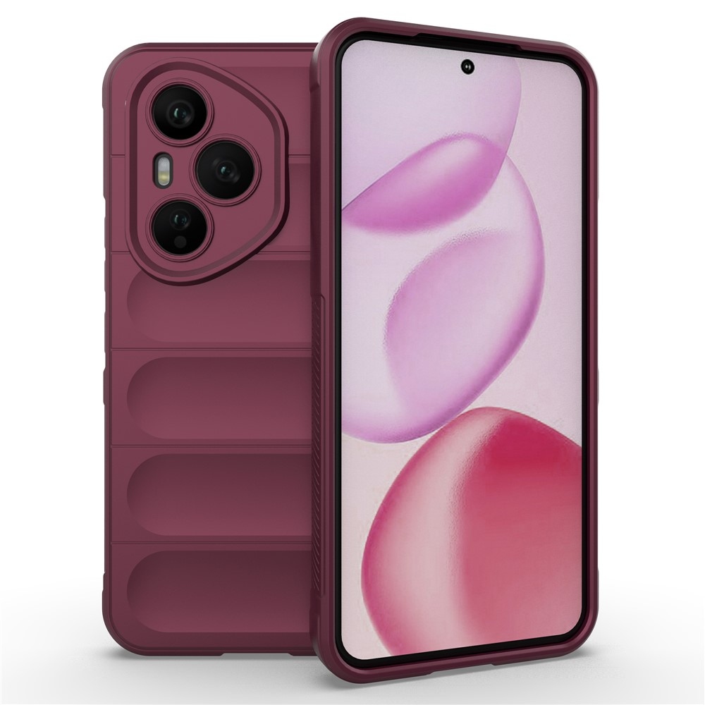 Rugg odolný gelový obal na Honor 400 Pro - vínový