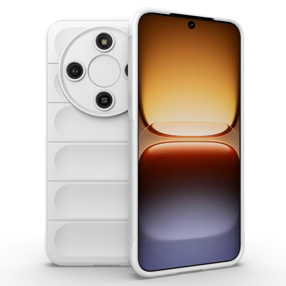 Rugg odolný gelový obal na Honor Magic 8 Lite 5G - bílý