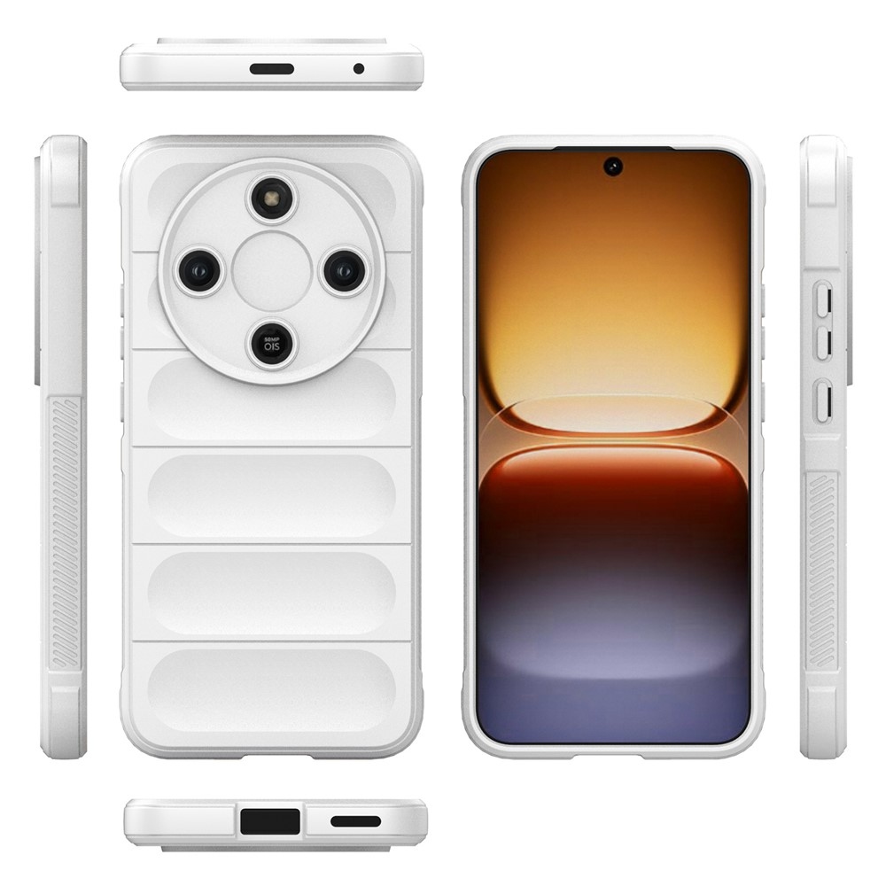 Rugg odolný gelový obal na Honor Magic 8 Lite 5G - bílý