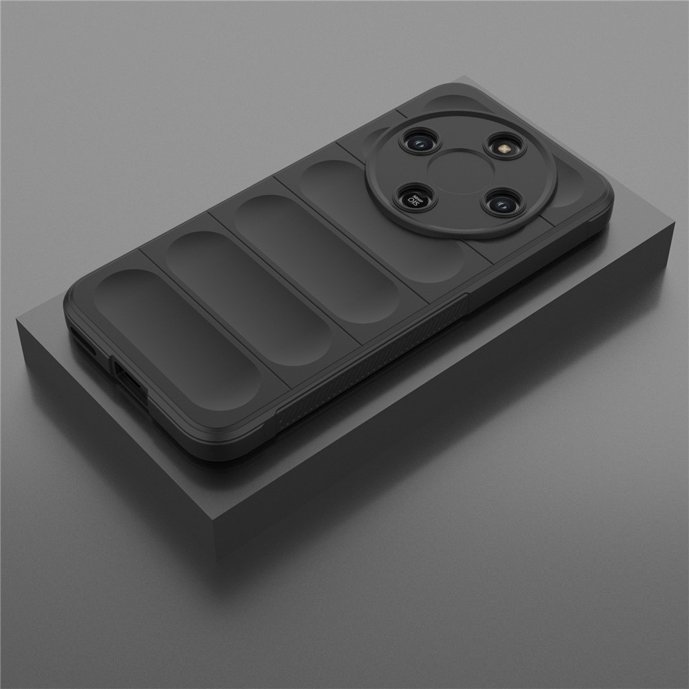 Rugg odolný gelový obal na Honor Magic 8 Lite 5G - černý