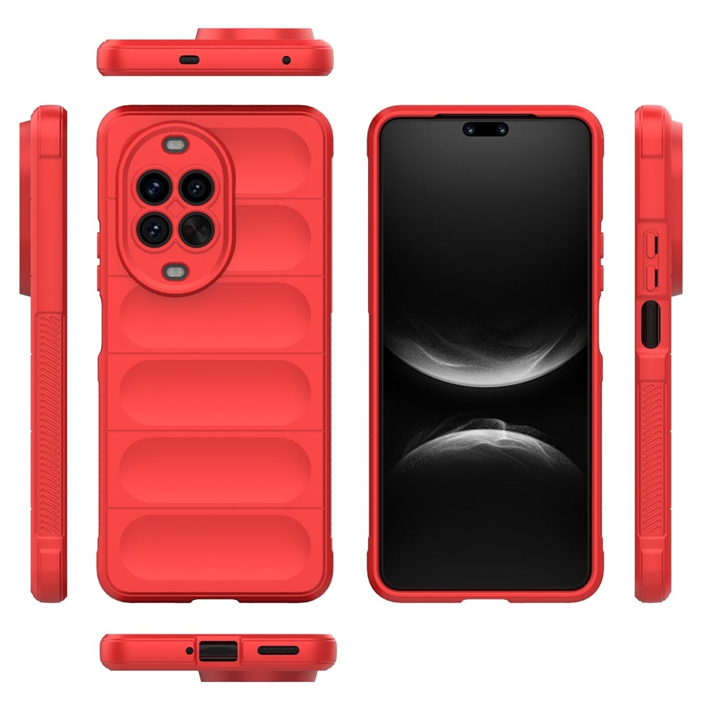 Rugg odolný gelový obal na Huawei Nova 14 Pro 5G - červený