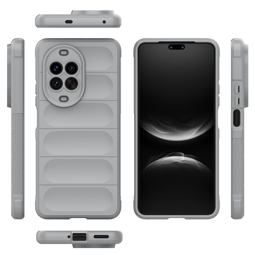 Rugg odolný gelový obal na Huawei Nova 14 Pro 5G - světlešedý