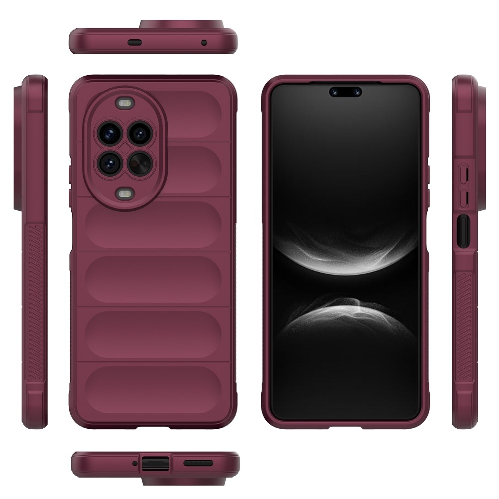 Rugg odolný gelový obal na Huawei Nova 14 Pro 5G - vínový