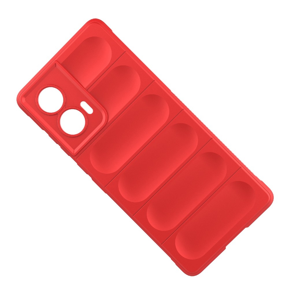 Rugg odolný gelový obal na Motorola Edge 50 Fusion 5G - červený