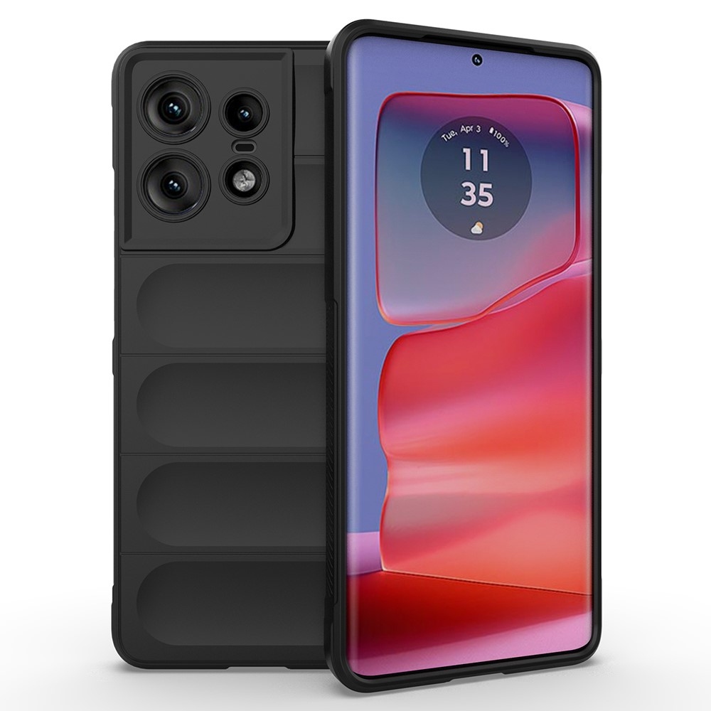 Rugg odolný gelový obal na Motorola Edge 50 Pro 5G - černý