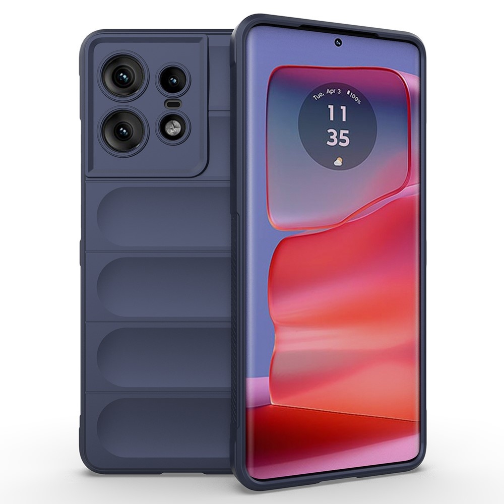Rugg odolný gelový obal na Motorola Edge 50 Pro 5G - tmavěmodrý