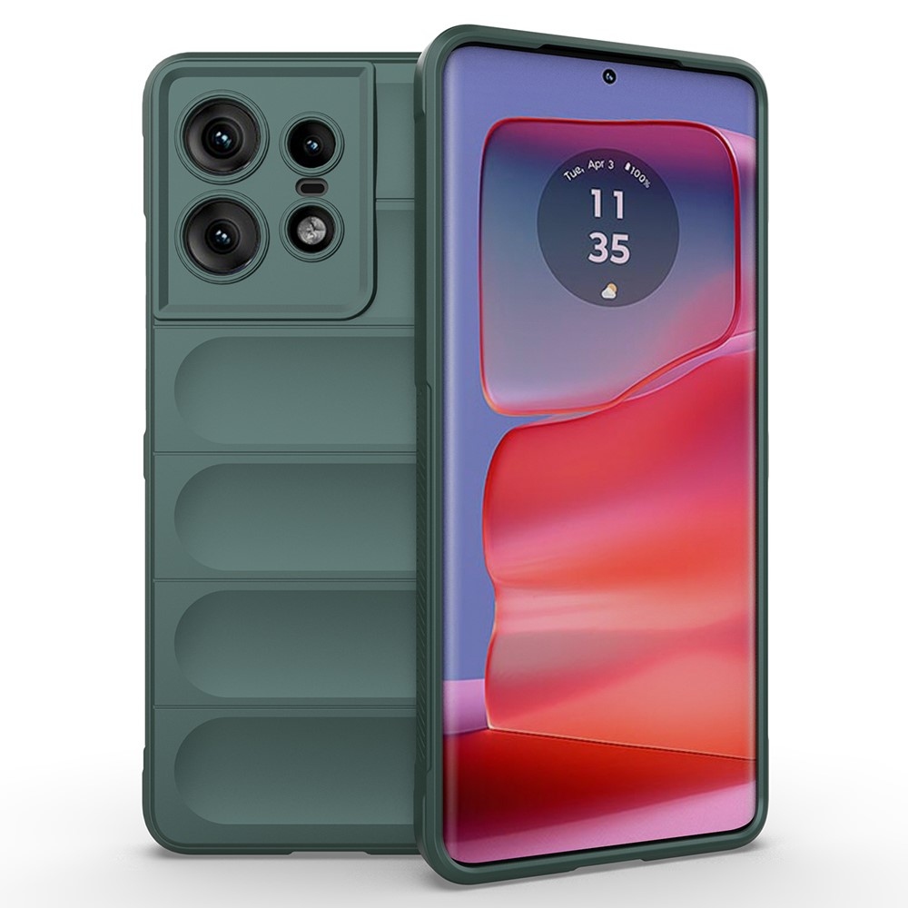 Rugg odolný gelový obal na Motorola Edge 50 Pro 5G - zelený