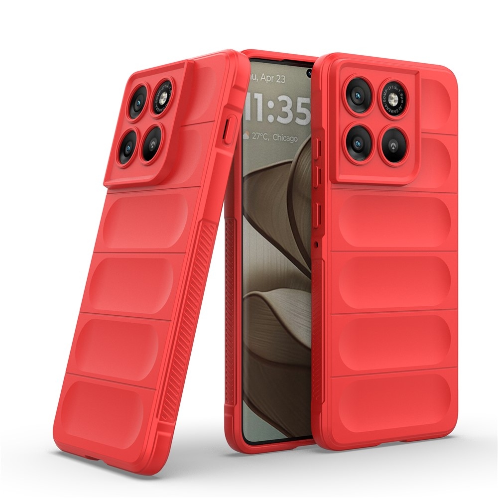 Rugg odolný gelový obal na Motorola Edge 70 5G - červený